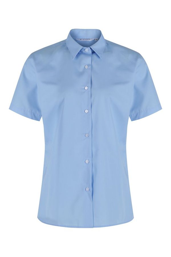 Girls Blouse - Sky- Short Sleeve (Twin Pack), Girls Blouses, St Augustine's Primary School, Seven Kings High School