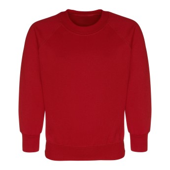 SWEATSHIRT - RED - CREW NECK, Sweatshirts and Jogging Bottoms, Newbury Park Primary School