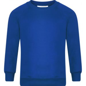 C-NECK SWEATSHIRT - ROYAL, Sweatshirts and Jogging Bottoms, St Bedes Primary School