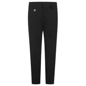 BOYS SLIM FIT TROUSERS - BLACK, Junior Trousers, Christchurch Primary School, Redbridge Primary School, St Winefrides, Woodlands Primary School