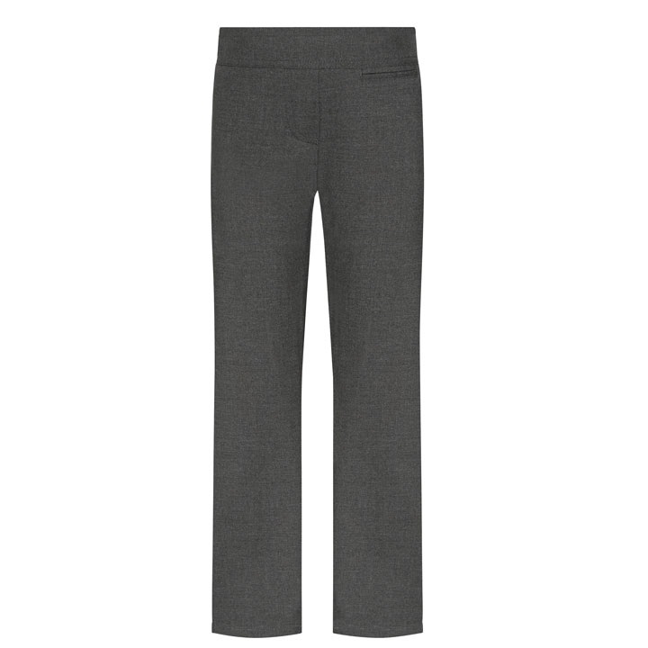 GIRLS COMFORT FIT TROUSERS - GREY, Junior, St Augustine's Primary School, St Aidan's Catholic Primary Academy, Christchurch Primary School, Little Heath, Newbury Park Primary School, Parkhill Infants, Parkhill Juniors, Read Academy, Redbridge Primary School, Seven Kings Primary School, Sir John Heron