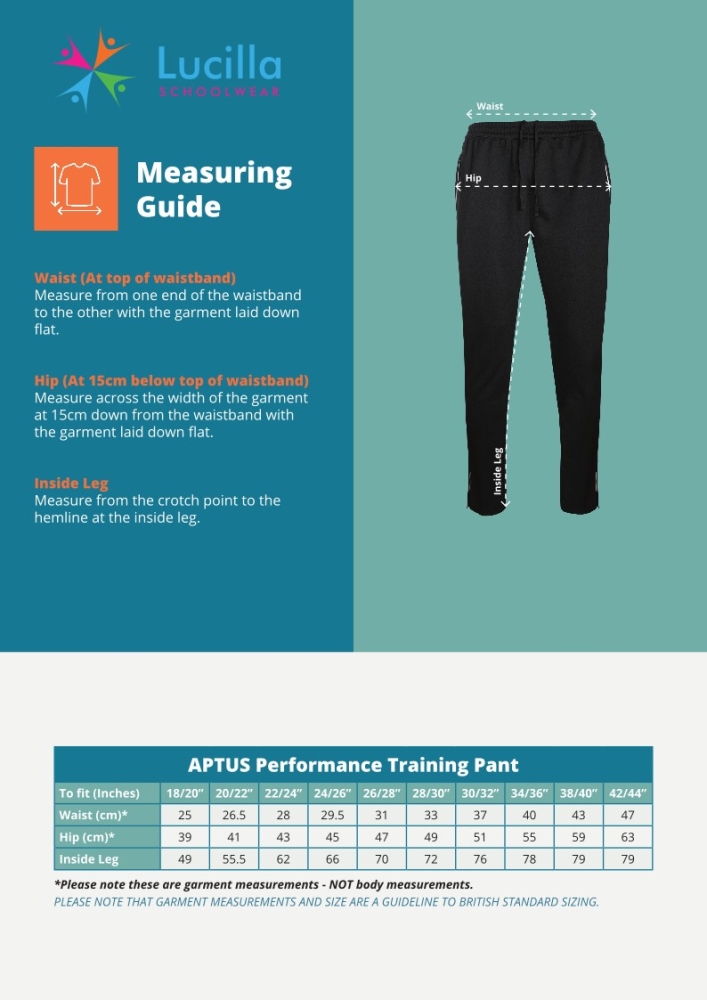 OAKS PARK TRAINING PANTS, Oaks Park High School