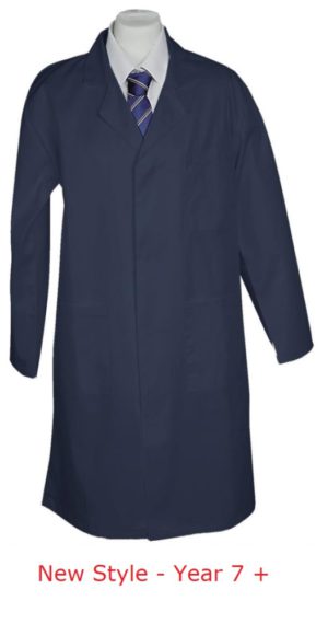 LAB COAT - NAVY, Aprons & Lab Coats, Woodford County High School