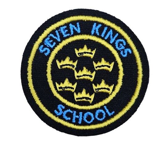 BLAZER BADGE - IRON ON, Seven Kings High School