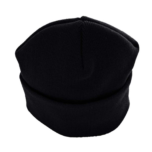 KNITTED SKI HAT - BLACK, Winter Hats