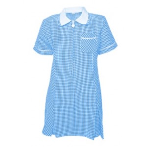 SUMMER DRESS GINGHAM - SKY, Summer Dresses, St Aidan's Catholic Primary Academy, Parkhill Juniors, St Winefrides, Woodlands Primary School
