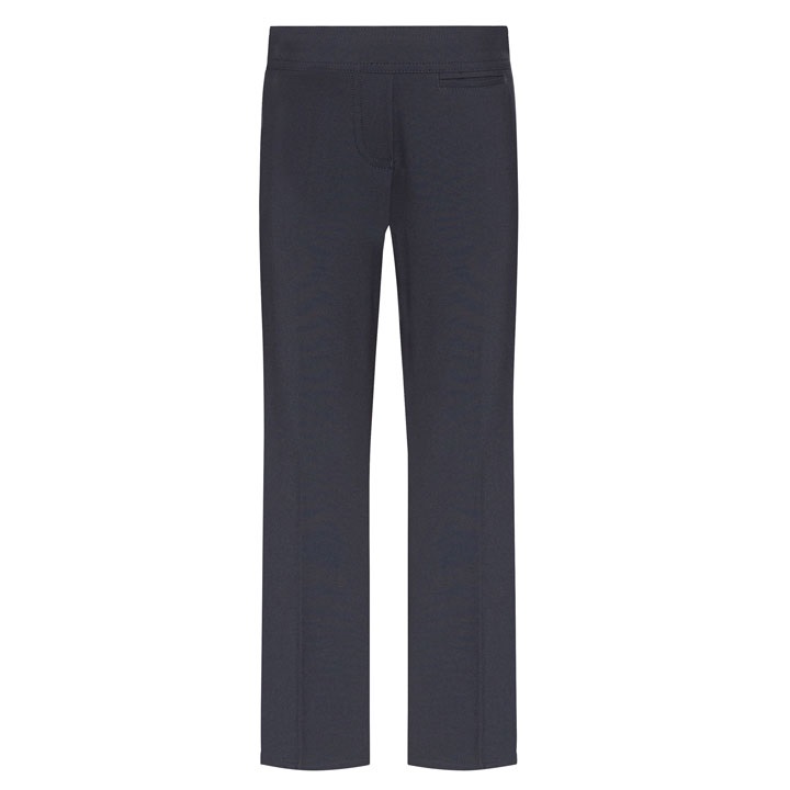 GIRLS COMFORT FIT TROUSERS - NAVY, Junior, Gearies Primary School
